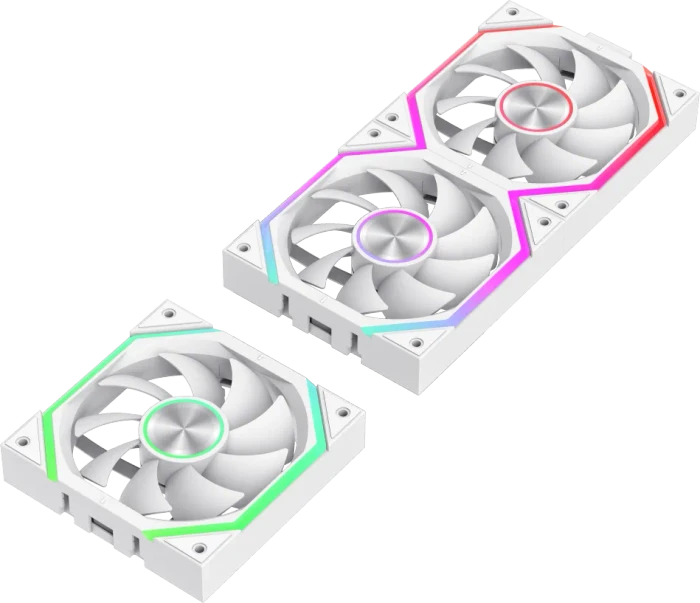 GameMax FN12A-N2 WL-W, weiß, 120mm, 3er-Pack