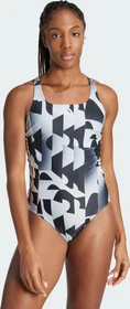 adidas 3-Streifen Graphic Badeanzug schwarz (Damen)