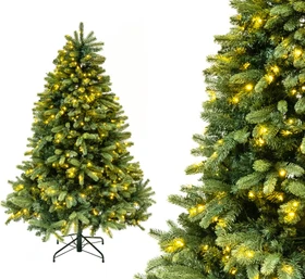 Evergreen Künstlicher Weihnachtsbaum Fichte Vermont, 180cm, inkl. LED-Beleuchtung