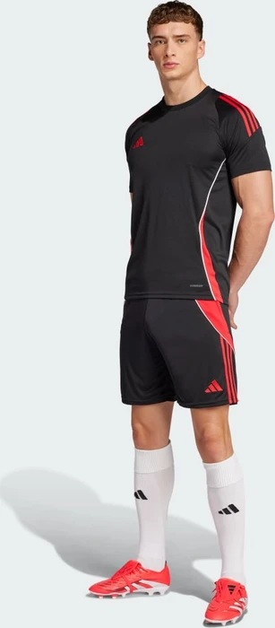 adidas Tiro 24 Trainingshose kurz black/pure ruby (Herren)