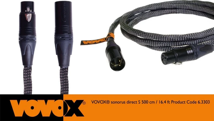 VOVOX sonorus direct S XLRf/XLRm 5.0m