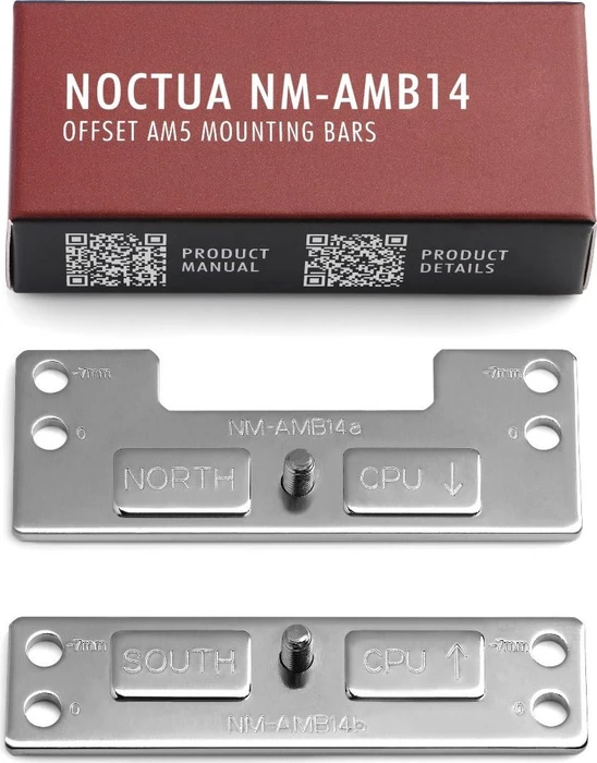 Noctua NM-AMB14 offset mounting bars, Sockel AM5/AM4