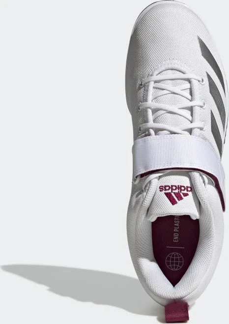 adidas Powerlift 4 cloud white/silver metallic/legacy burgundy (Herren)