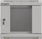 Lanberg WF11 Series 10" Rack Wandschrank 4HE, hängend, Flatpack, Glastür, IP20, RAL 7035, 300mm tief Vorschaubild