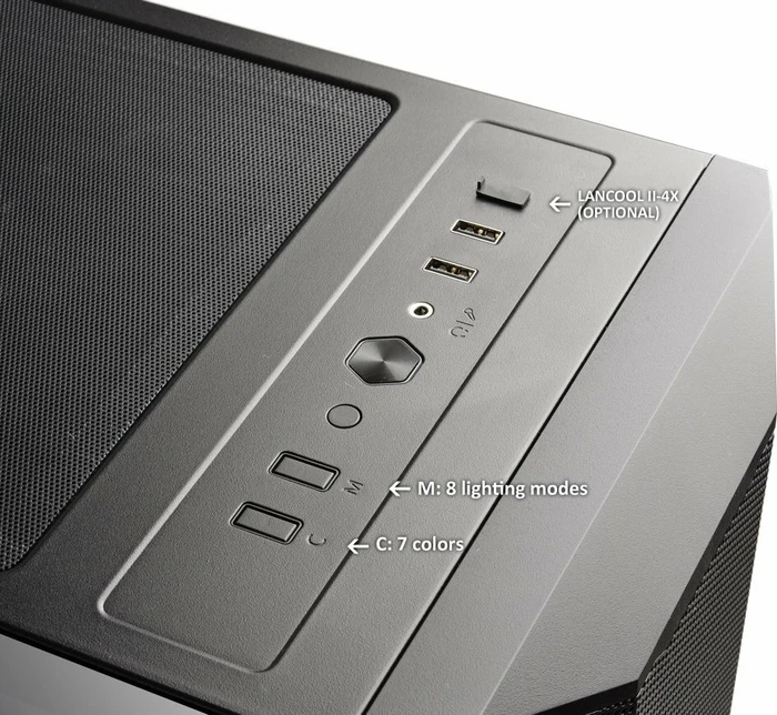 Lian Li LANCOOL II Mesh RGB, weiß, Glasfenster