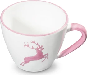 Gmundner Keramik Rosa Hirsch Kaffeetasse Gourmet 9cm