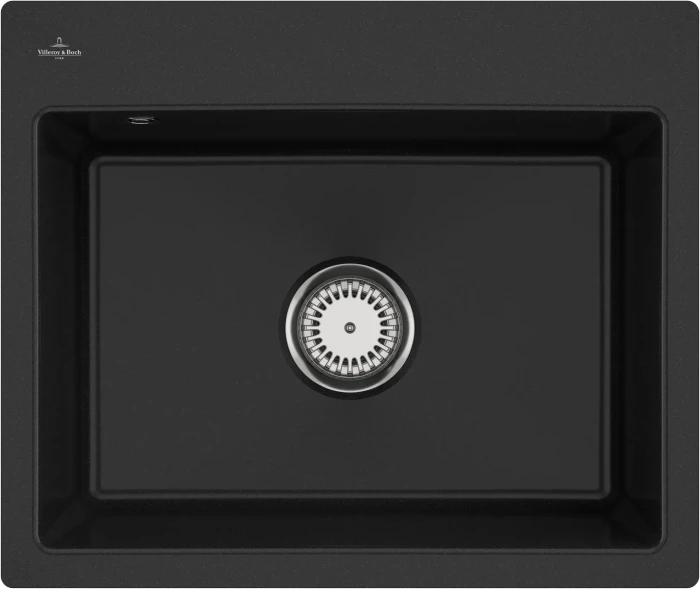 Villeroy & Boch Subway 60 S flat flächenbündig Becken mittig chromite