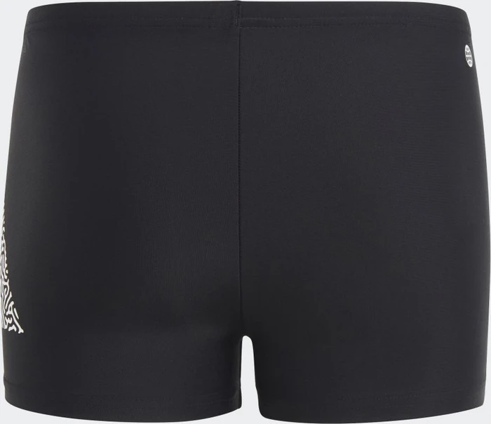 adidas 3 Bar Logo Badehose schwarz/weiß (Junior)