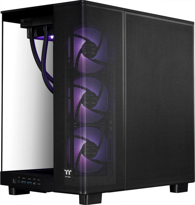 Thermaltake FTW A-Line LCS, Black, Ryzen 7 7800X3D, 32GB RAM, 2TB SSD, GeForce RTX 5070 Ti