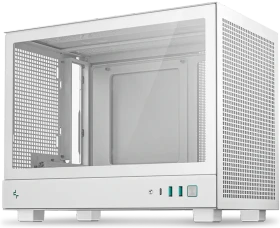 DeepCool CH160, weiß, Glasfenster, Mini-ITX