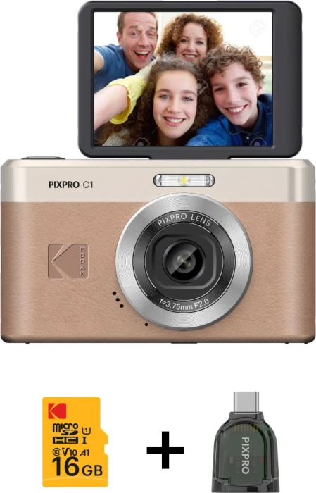 Kodak Pixpro C1 braun Bundle