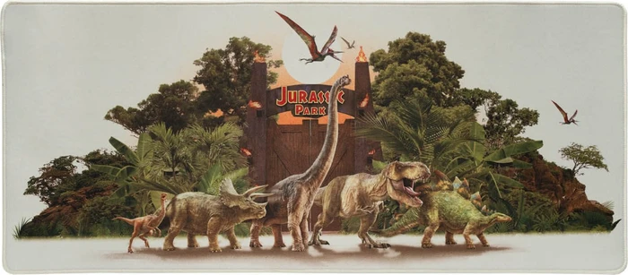 Grupo Erik Editores Jurassic Park XL Mousepad, 800x350mm, mehrfarbig