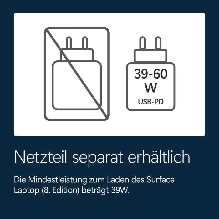 Microsoft Surface Laptop 8 13.8", Platinum, Snapdragon X2 Elite - X2E-78-100, 32GB RAM, 256GB SSD, DE, Business