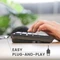 Perixx Periboard-317, schwarz, LEDs weiß, USB, UK Vorschaubild
