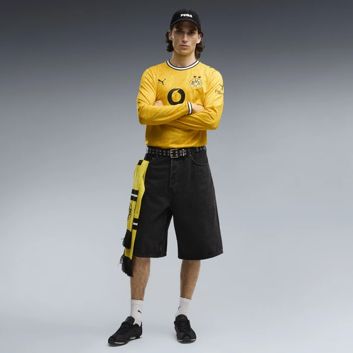 Puma BVB Borussia Dortmund 2026/2027 Heimtrikot langarm faster yellow/puma black (Herren)
