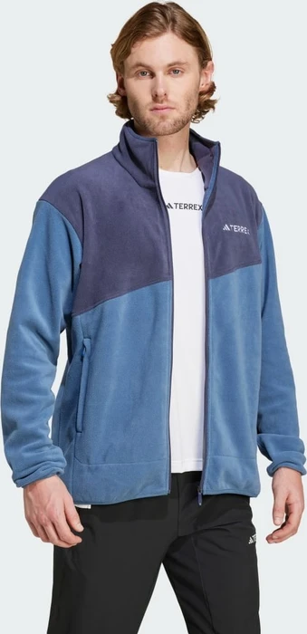 adidas Terrex Multi Fleece Funktionsjacke wonder steel/shadow navy (Herren)