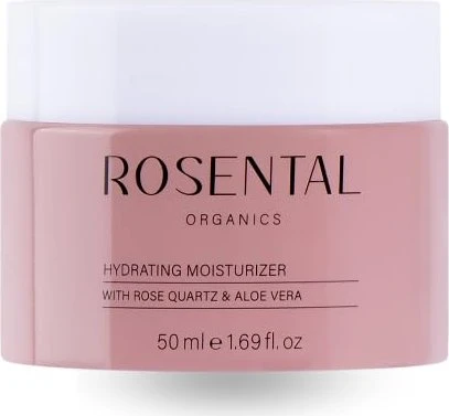 Rosental Organics Hydrating Moisturizer Rosequartz and Aloe Vera, 50ml