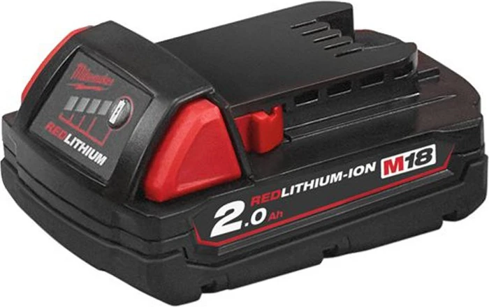 Milwaukee M18 B2 Werkzeug-Akku 18V, 2.0Ah, Li-Ionen [2.0Ah] [36Wh]