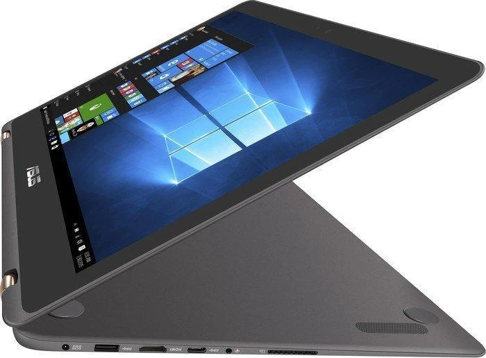 ASUS ZenBook Flip UX360CA-DQ198T, Mineral Grey, Core i5-7Y54, 8GB RAM, 256GB SSD, DE
