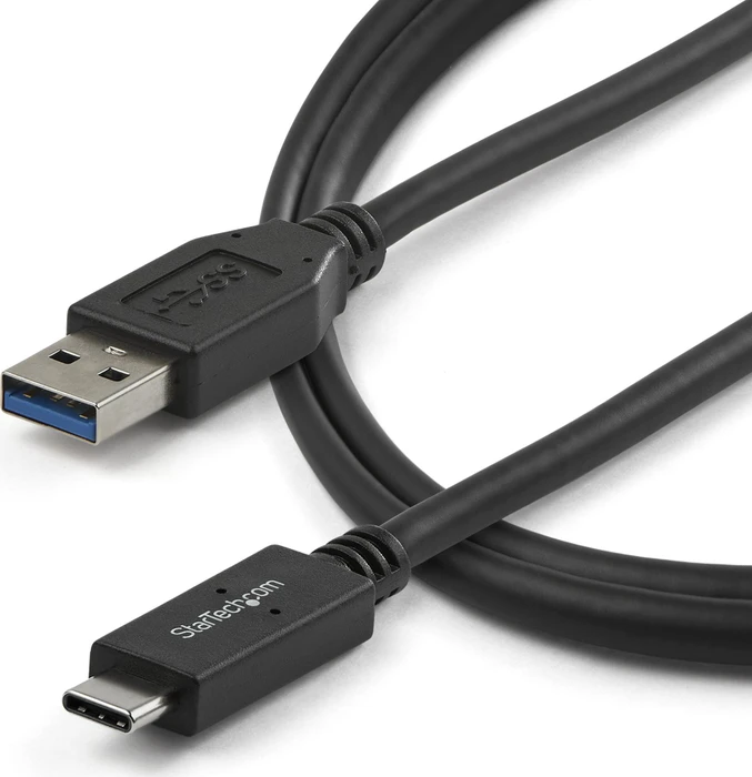StarTech USB 3.1 Kabel, USB-C 3.1 [Stecker]/USB-A 3.1 [Stecker] schwarz, 1m