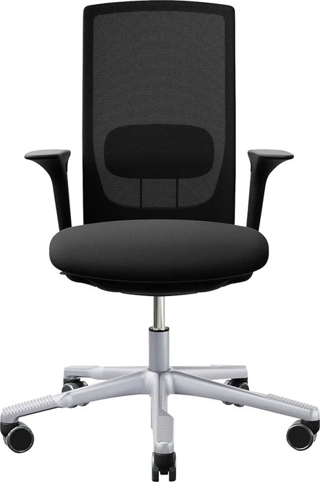 HAG Futu Mesh 1100 Select Bürostuhl, schwarz, Gestell silber