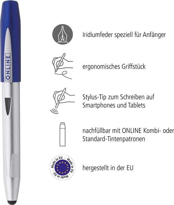 ONLINE Switch Starter grau/blau, rechte Hand, Anfänger (25003/3D) – Bild 2 von 6