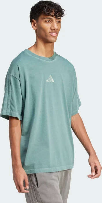 adidas ALL SZN Washed T-Shirt kurzarm aurora ivy (Herren)