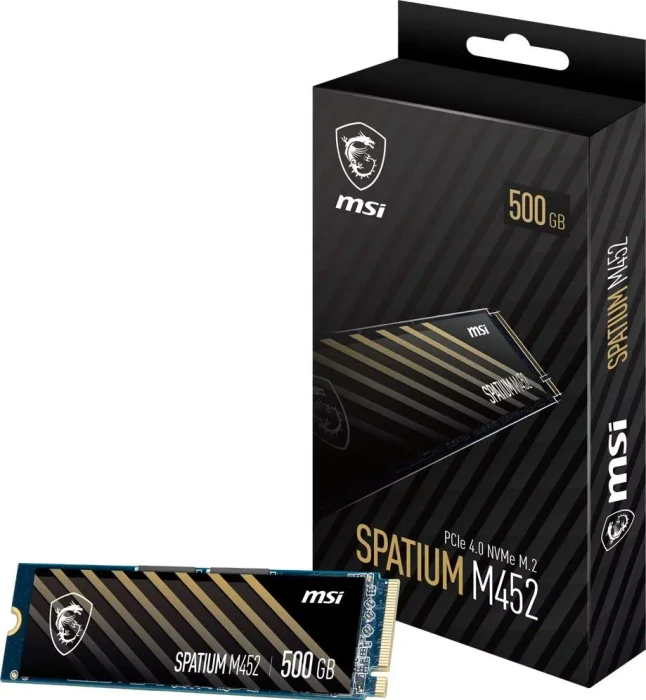 MSI Spatium M452 500GB, M.2 2280 / M-Key / PCIe 4.0 x4