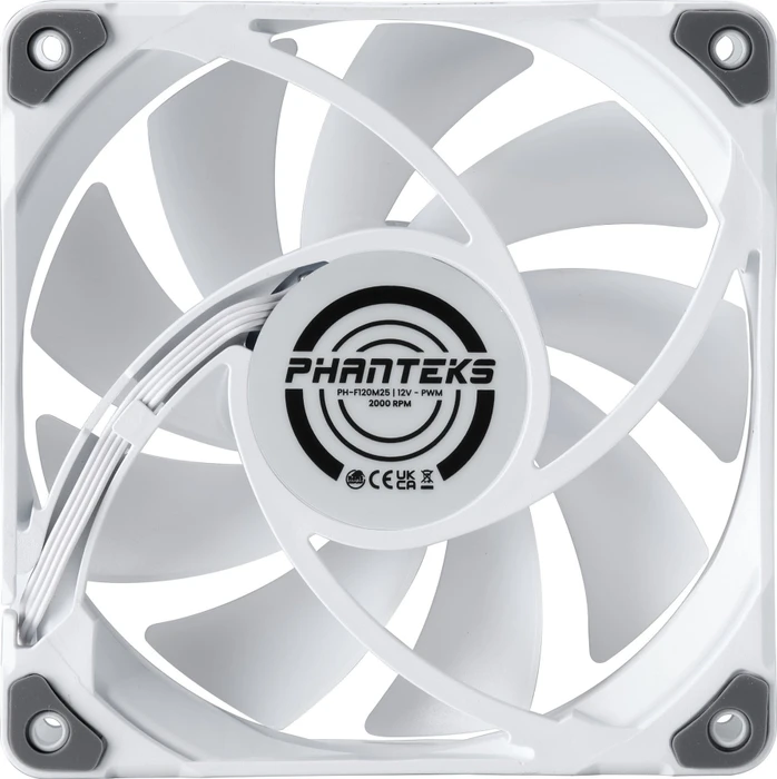 Phanteks M25-120 PWM D-RGB, weiß, 120mm, 3er-Pack