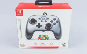 PowerA Enhanced Wired Controller Mario Silver (Switch)