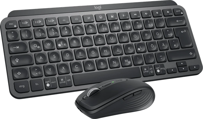Logitech MX Keys Mini Combo for Business, schwarz, Logi Bolt, USB/Bluetooth, DE