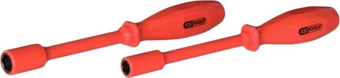 KS Tools VDE Außensechskant Schraubendreher, 17x125mm