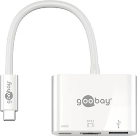 Wentronic USB-C Multiport-Adapter, USB-C 3.0 [Stecker] (62104)