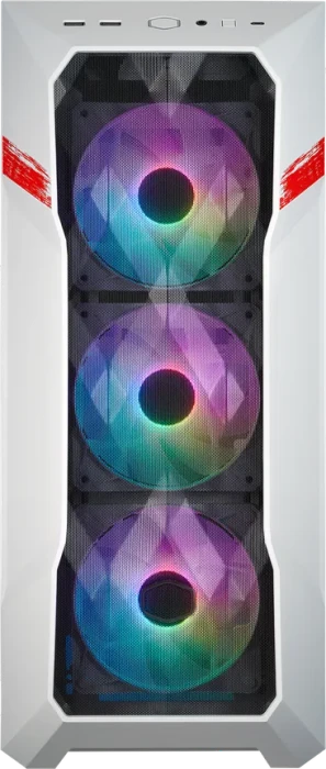 Cooler Master MasterBox TD500 Mesh V2, weiß/bunt, Glasfenster