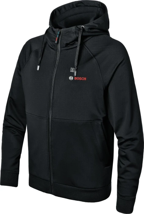 Bosch Professional GHH 12+18V XA Beheizbare Jacke, Hoodie XL solo (Unisex)