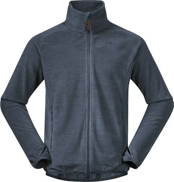 Bergans Hareid Fleece NoHood Funktionsjacke orion blue (Herren)