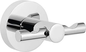 tesa Exxcellent Wandhaken doppelt inkl. Klebelösung chrom