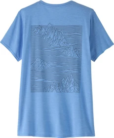 Patagonia Capilene Cool Daily Graphic Funktionsshirt kurzarm strataspire: abundant blue x/dye (Damen)