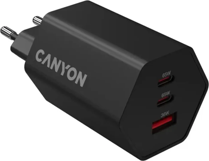 Canyon Wall Charger Hexagon 65 schwarz