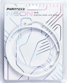 Phanteks Digital RGB Neon LED Kit, White, ARGB beleuchtet, 55cm, weiß