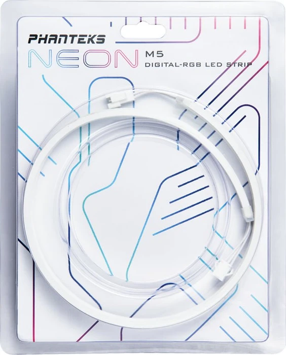 Phanteks Digital RGB Neon LED Kit, White, ARGB beleuchtet, 55cm, weiß
