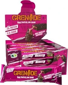 Grenade Protein Bar Dark Chocolate Raspberry 720g (12x 60g)