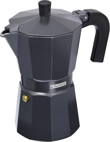 Monix Vitro Noir 6 Tassen Espressokanne