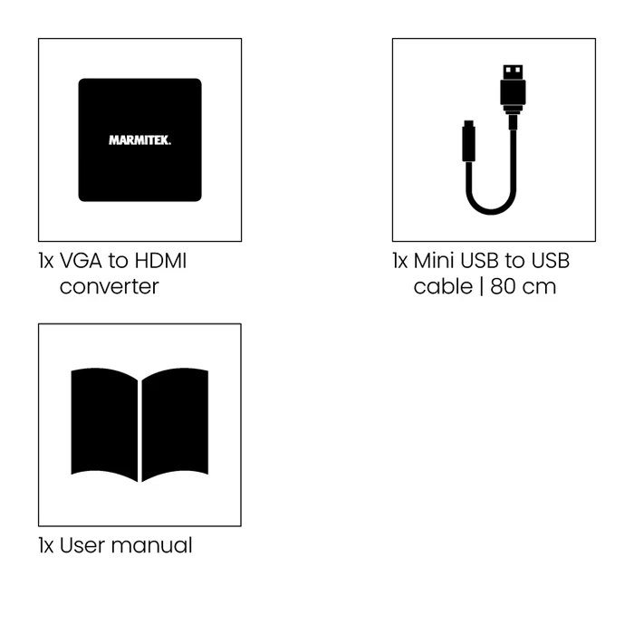 Marmitek Connect VH51, VGA auf HDMI Adapter