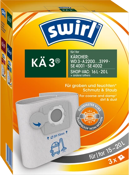 Swirl KÄ3 Staubbeutel