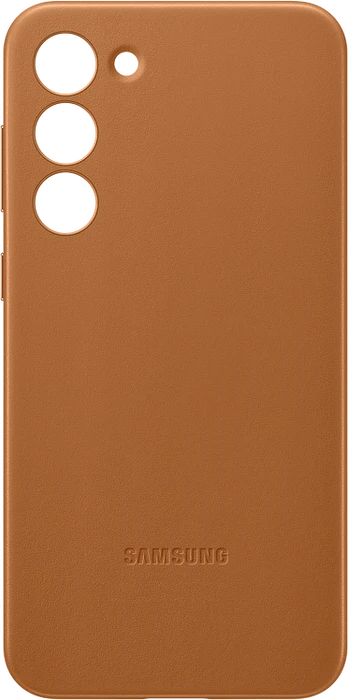 Samsung Leather Case für Galaxy S23+ Camel