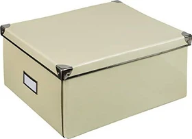 Idena Aufbewahrungsbox mit Deckel, creme