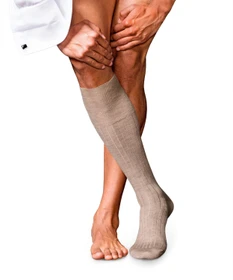 Falke No. 2 Finest Cashmere Socken pebble mel. (Herren)