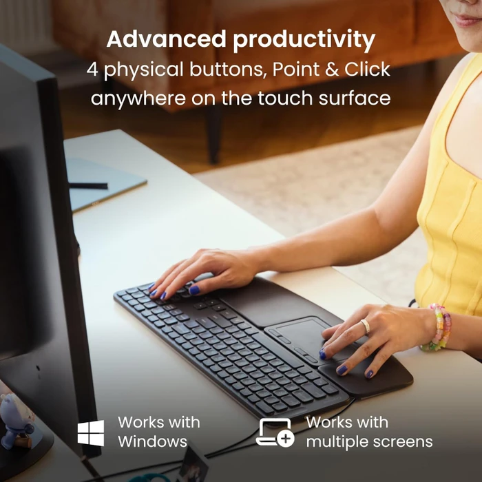 Contour Design Touch Ergonomic Touchpad Wired, USB-C
