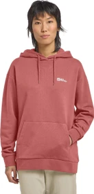 Jack Wolfskin Essential Hoodie mineral red (Damen)